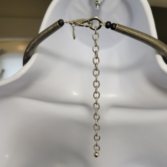 Chico's Black and Cream Multi-Strand Necklace - Picture 5 of 6